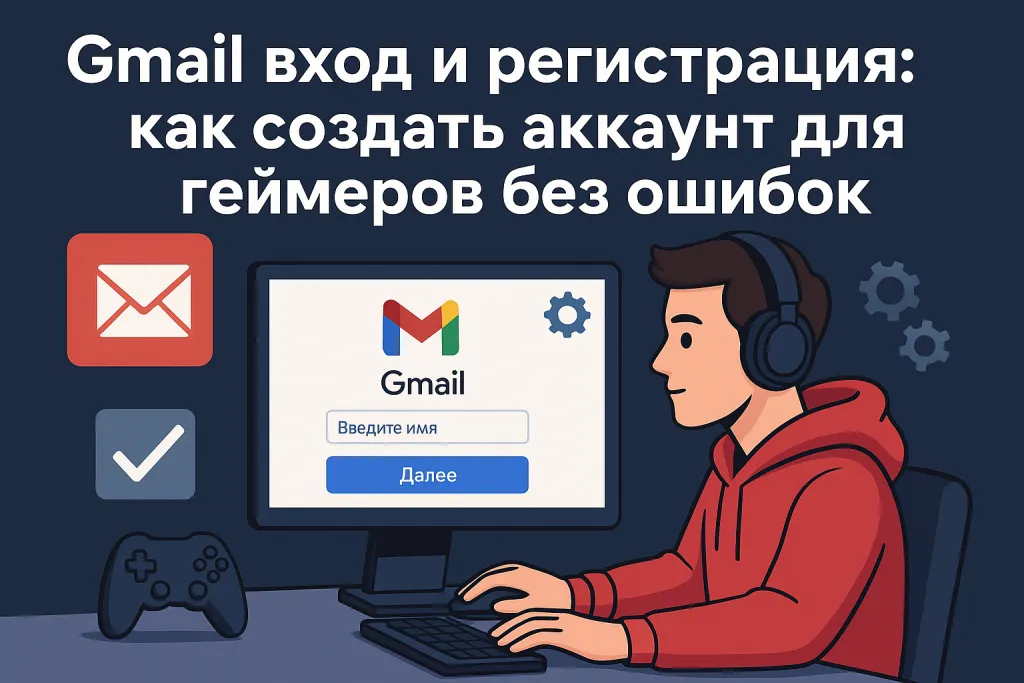 Gmail вход и регистрация: как создать аккаунт для геймеров без ошибок