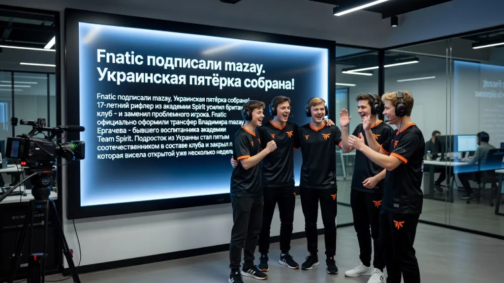 Fnatic подписали mazay. Украинская пятёрка собрана!
