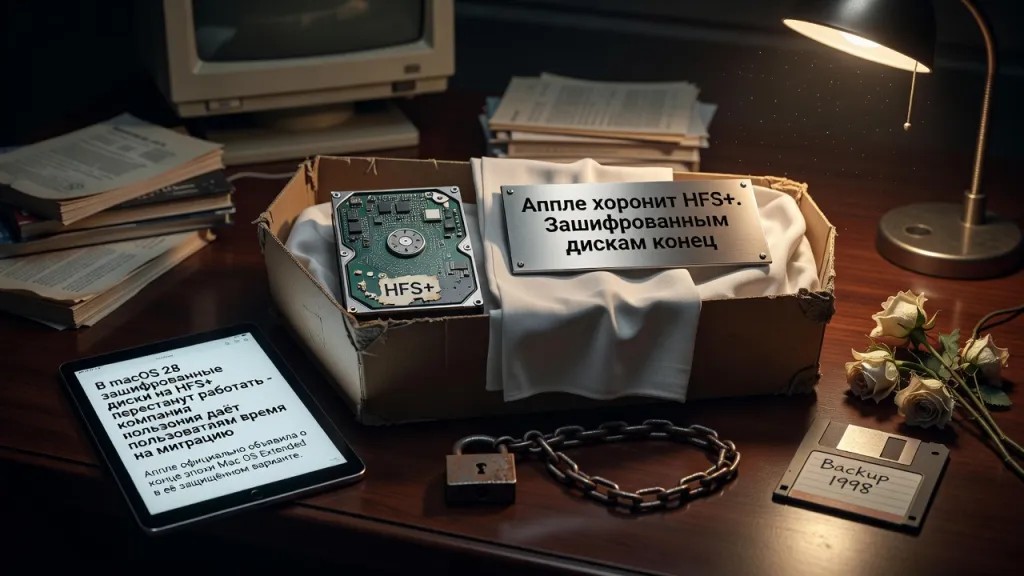 Apple хоронит HFS+. Зашифрованным дискам конец