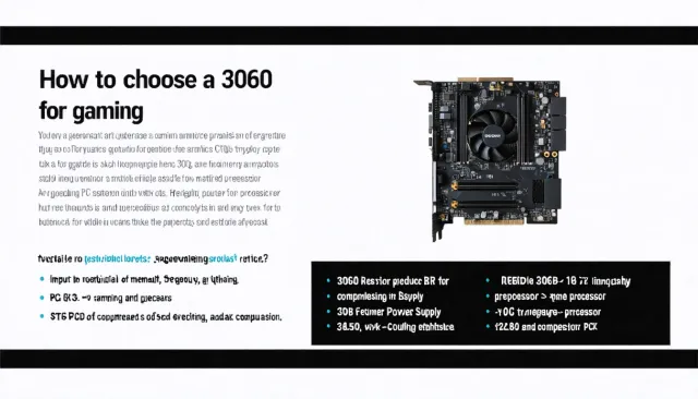 Как выбрать 3060 для игр, работы с графикой и домашнего компьютера: сравнение памяти, частот, охлаждения, блока питания, разъемов и совместимости с процессором для стабильной системы